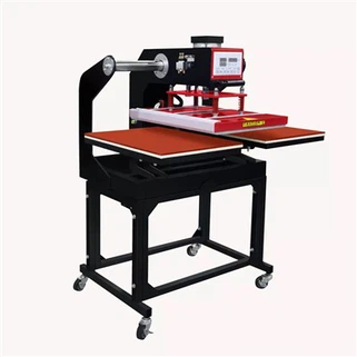 Mașină de presare la căldură semi duală